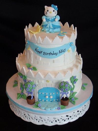 Hello Kitty Princess Castle Cake - Cake by jan14grands