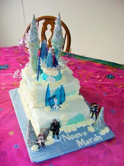 Frozen cake #4 - Cake by Save Me A Piece ~ Deb