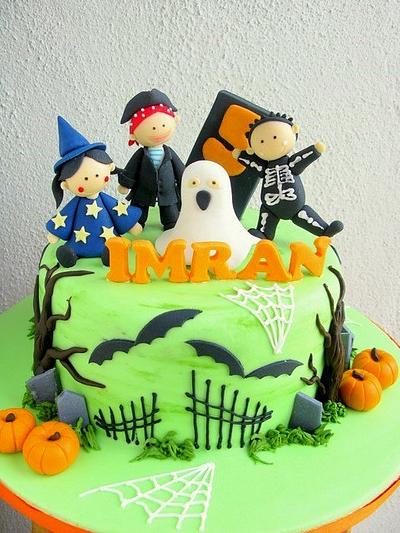 Halloween cum birthday cake - Cake by Joanne Fam