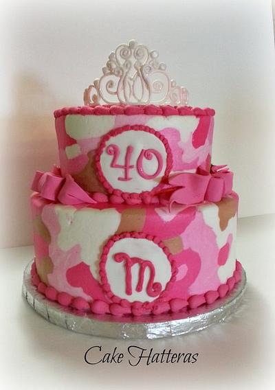 Pink Camo Cake - Cake by Donna Tokazowski- Cake Hatteras, Martinsburg WV