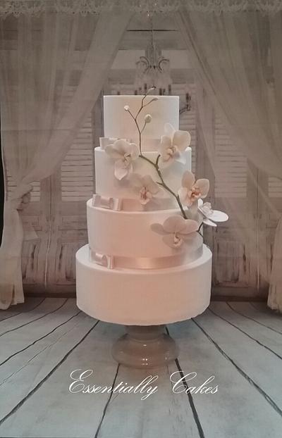 Simple Orchid - Cake by Essentially Cakes