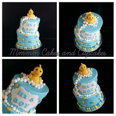 Ducky Baby shower - Cake by Mmmm cakes and cupcakes