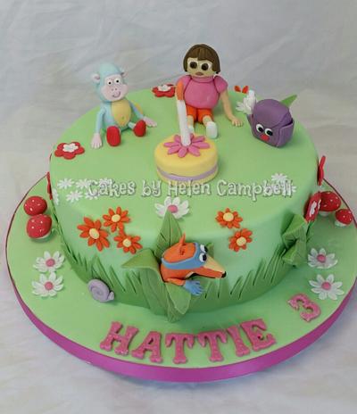Dora the explorer  - Cake by Helen Campbell
