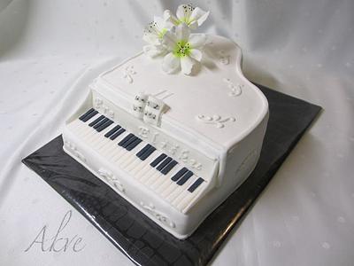 Piano cake - Cake by akve