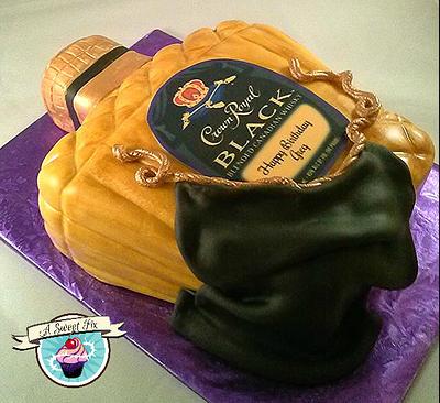 Crown Royal Black - Cake by Heather Nicole Chitty