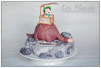 Fred Flinstone cake - Cake by Kate Plumcake