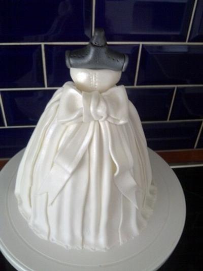 wedding dresss  - Cake by Anneke van Dam