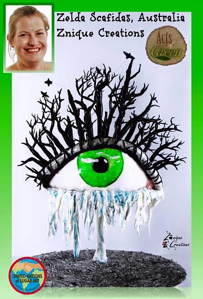 Acts of Green - UNSA 2016 Nature is Crying  - Cake by Znique Creations