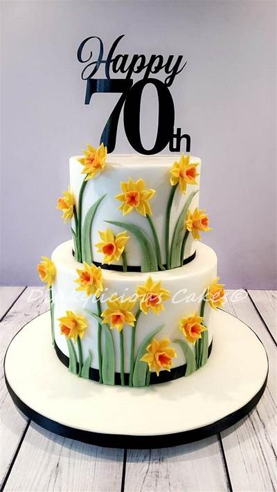 Daffodil Cake - Cake by Dinkylicious Cakes
