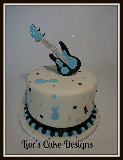 Guitar cake - Cake by Lior's Cake Designs