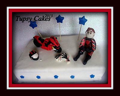 ducati motorcycle cake - Cake by tupsy cakes