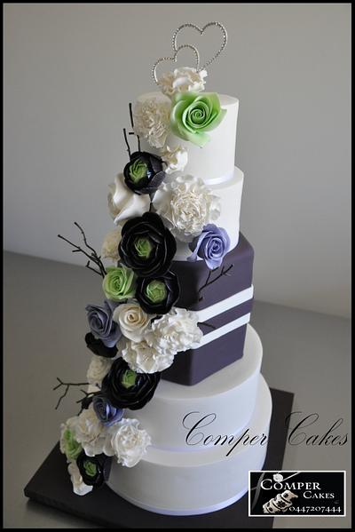 Tall Wedding Cake - Cake by Comper Cakes