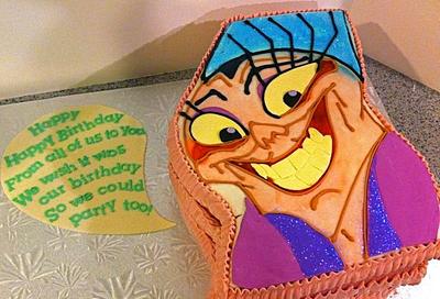 Yzma Birthday cake - Cake by GrandmaTilliesBakery