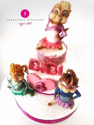 Chipettes cake  - Cake by Francesca Speranza - Sugar Artist