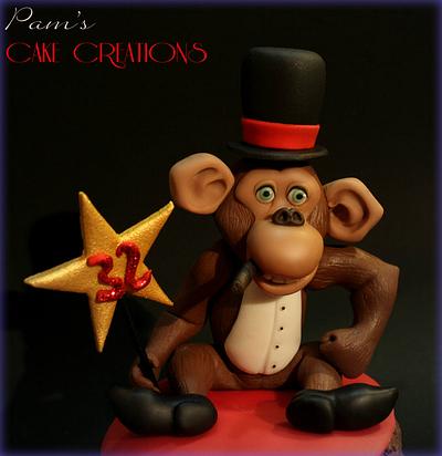monkey cupcake - Cake by Pamela Iacobellis