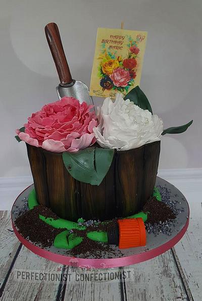 Marie - Gardening Pot Plant Cake  - Cake by Niamh Geraghty, Perfectionist Confectionist