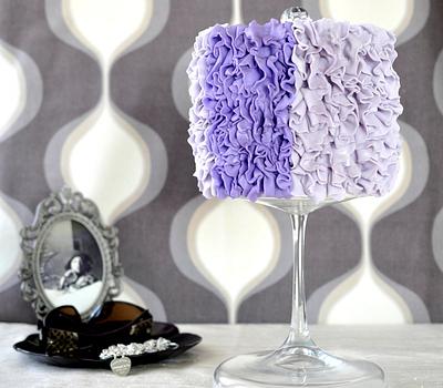 Lavender Lamp Cake - Cake by I Sugar Coat It!