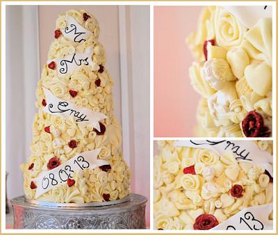 5 Tier Cherub Wedding Cake - Cake by Farida Hagi