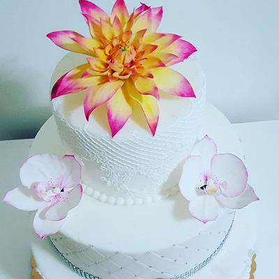 Wedding cake  - Cake by Mariana