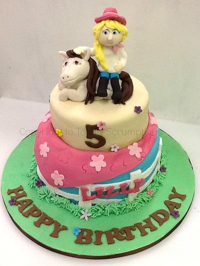 Cowgirl for Lilly - Cake by Totally Scrumptious