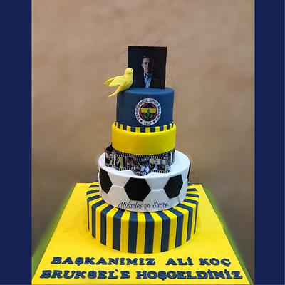 Fenerbahçe pastası - Cake by miracles_ensucre