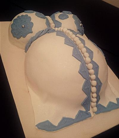 pregnant belly cake - Cake by Sweety Cake