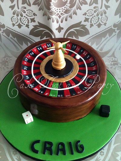 roulette wheel  - Cake by yvonne