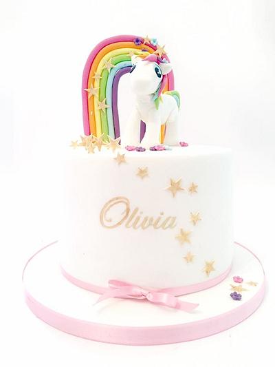 My Little Pony Rainbow Cake - Cake by Claire Lawrence