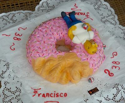 Homer Simpsons cake - Cake by Sweets and CHocolat Creations  by Denise de Neira