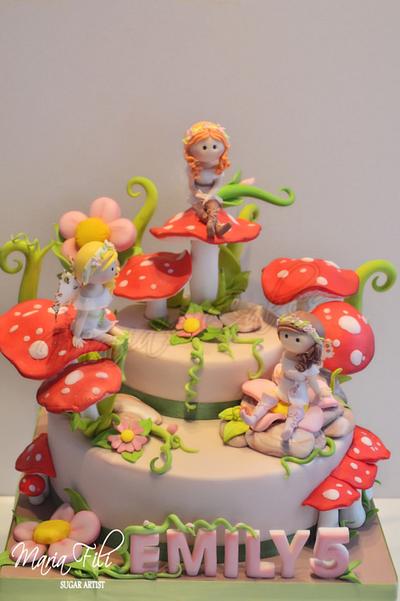 The world of the fairies - Cake by Marias-cakes