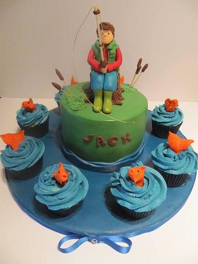 gone fishing - Cake by d and k creative cakes