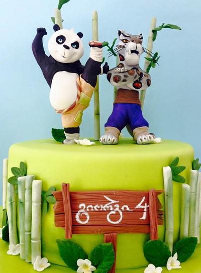 kung fu panda cake - Cake by Casta Diva