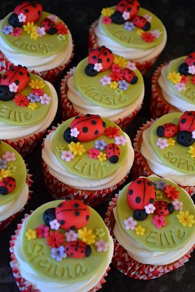 Ladybird Cupcakes - Cake by Caroline Gregory