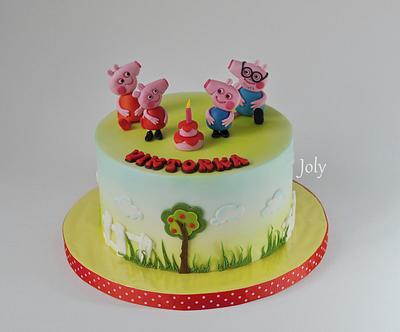 Peppa pig - Cake by Jolana Brychova