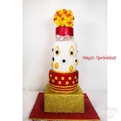The Indian Bride  - Cake by Magic Sprinkles - Kareena Narwani 
