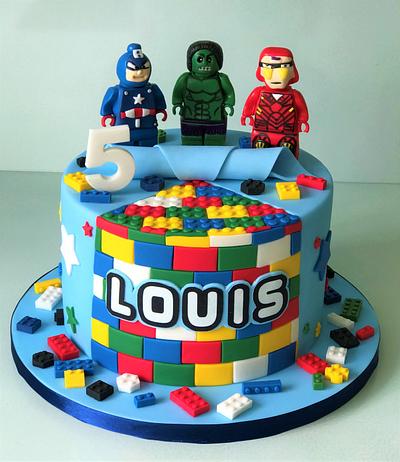 Lego Cake - Cake by Lorraine Yarnold