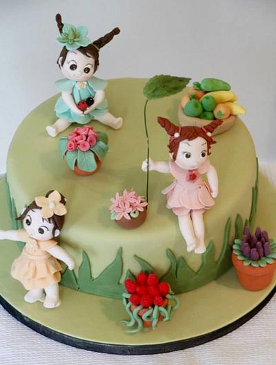 Woodland pixes! - Cake by Ele Lancaster