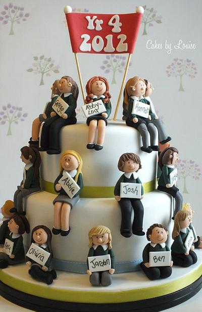 School leavers cake - Cake by Louise Jackson Cake Design