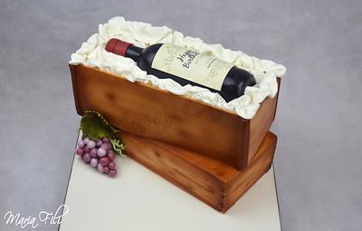 "Wine Crates Birthday Cake " - Cake by Marias-cakes