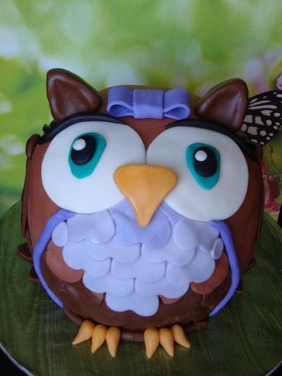 Sweet Owl Cake - Cake by SongbirdSweets