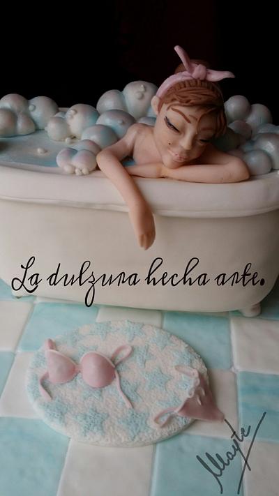 relaxing bath - Cake by Mayte Parrilla