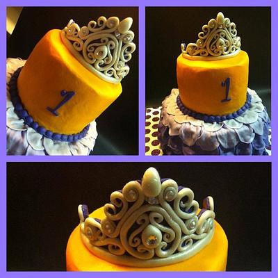 Princess 1st Birthday Cake! - Cake by Heather Britton Collins