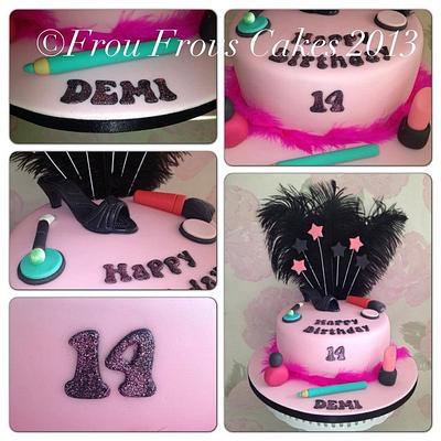 Girlie Teen Cake - Cake by Frou Frous Cakes