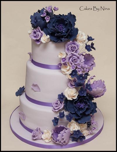 Purple Love - Cake by Cakes by Nina Camberley