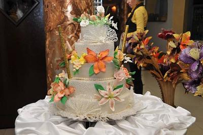 wedding cake - Cake by CRISTINA