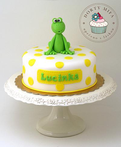 Cute Frog Cake - Cake by Michaela Fajmanova
