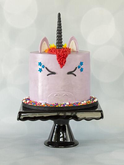 Rock N' Roll Unicorn - Cake by Anchored in Cake
