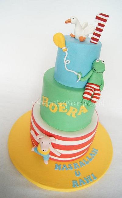Frog & Friends Cake - Cake by Carol Boelhouwer