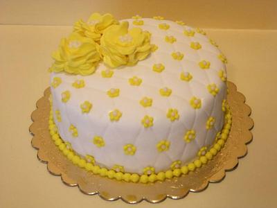 flower cake - Cake by Marilena