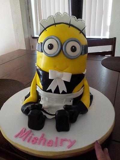 First Minion Cake - Cake by Jeanette Ortiz